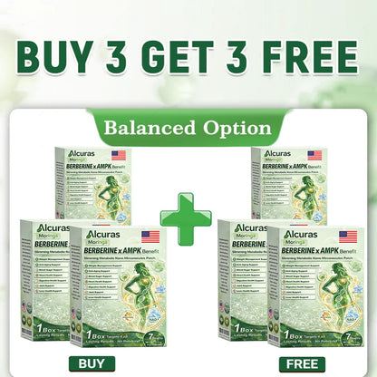 🧬Alcuras™ Moringa × Berberine × AMPK 8-Benefit Slimming & Metabolic Nano Microneedle Patch